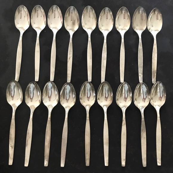 Birks Silver Plate Demitasse Spoon Set - Picture 1 of 1